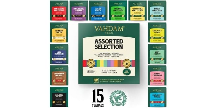 VAHDAM Tea bags review