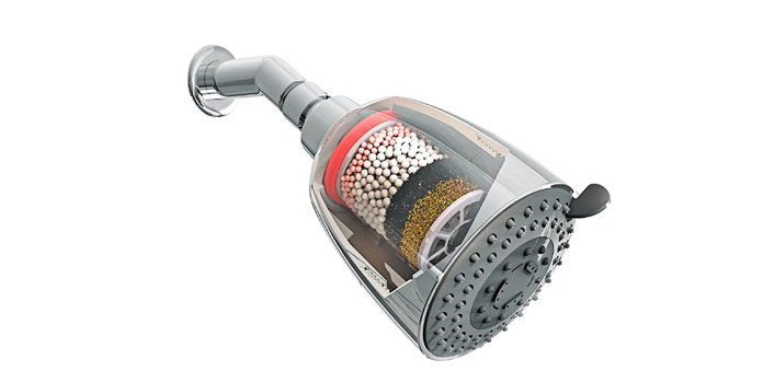 WaterScience CLEO Stainless Shower Head filter