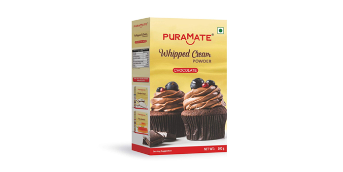 Puramate Whipped Cream Powder chocolate flavor 100g